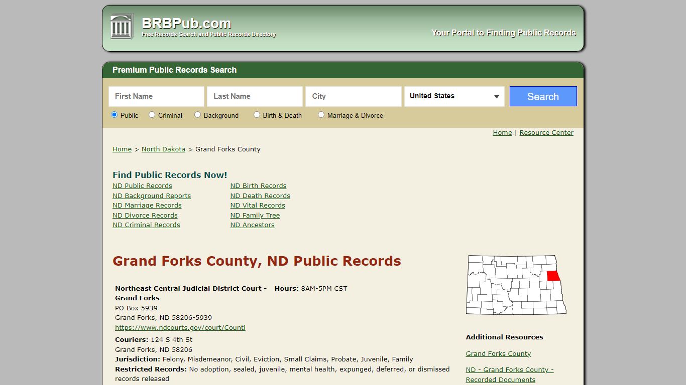 Grand Forks County Public Records | Search North Dakota ...