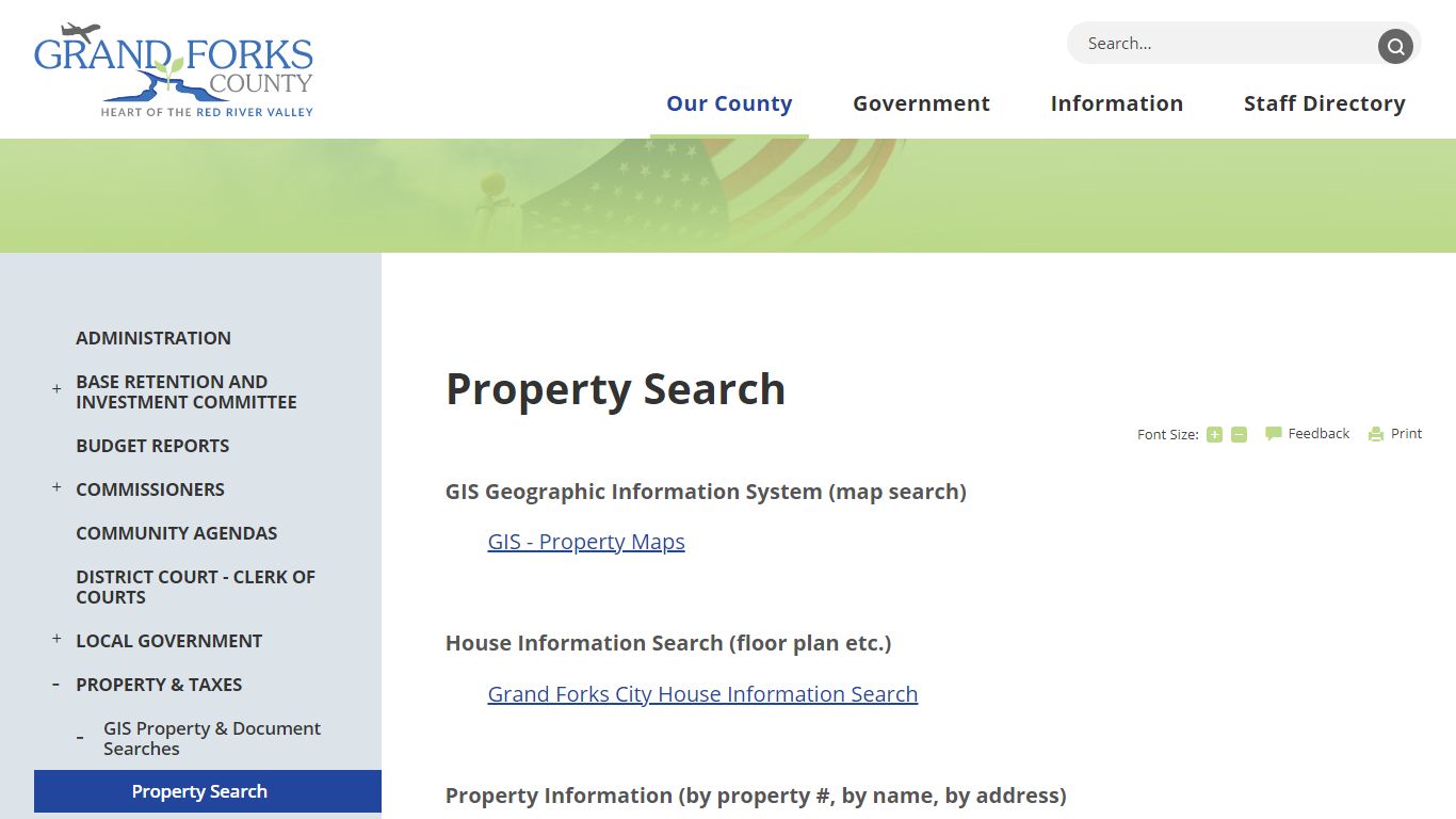 Property Search | Grand Forks County, ND